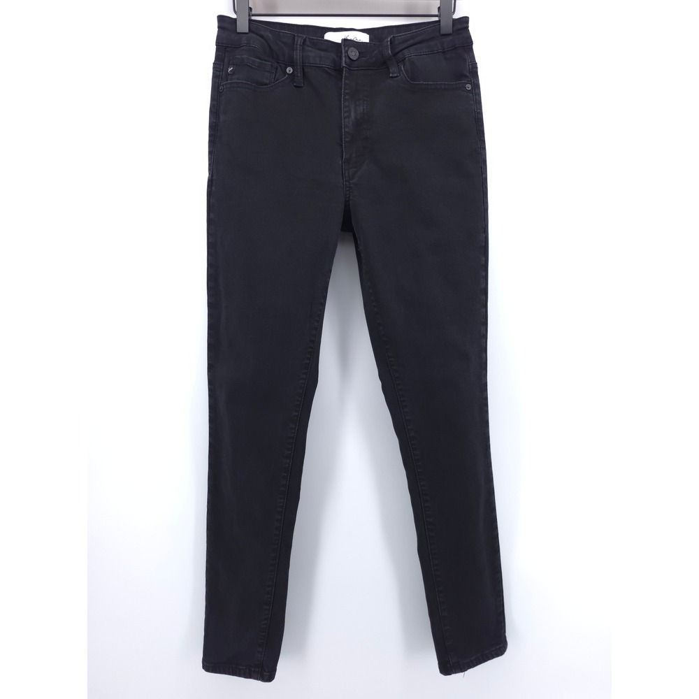 KanCan Women Jeans Skinny 9/28 Black High Rise Stretch Denim